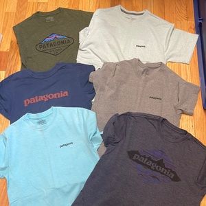 SEVEN Patagonia Short Sleeve Shirts- Found Another in Closet- Chk photos for 7th